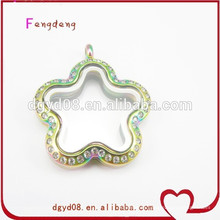 Superior quality 316L stainless steel floating locket pendant from professional locket manufacturer